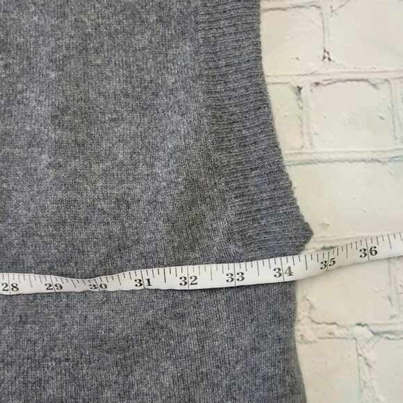 Halogen women’s dark gray one size open front oversized sweater shrug cardigan - Picture 3 of 12